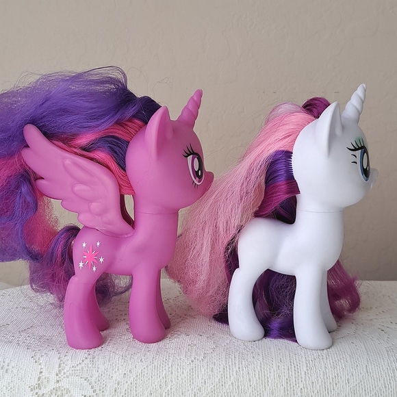 G4 MLP My Little Pony Rare Rarity & Twilight Sparkle Bundle Unicorn Pegasus 2016 - Picture 4 of 10